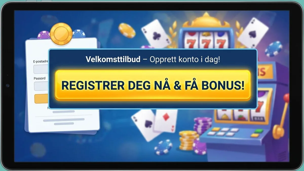 Registrer deg med bonus